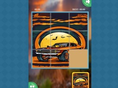 Spēle Monster Truck Sliding Puzzles