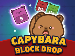 Spēle Capybara Block Drop