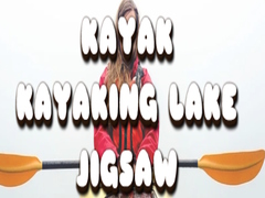 Spēle Kayak Kayaking Lake Jigsaw