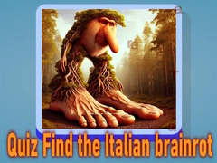 Spēle Quiz Find the Italian brainrot 