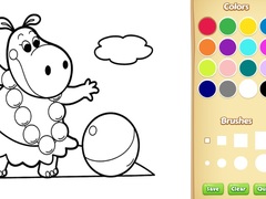 Spēle Baby Farm Animals Coloring Book for Kids