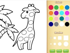 Spēle Easy Animal Coloring Book for Kids