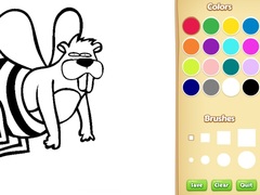 Spēle Funny Animal Coloring Book for Kids