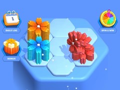 Spēle Flower Hexa Puzzle