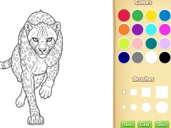 Spēle Wild Animals Coloring Book