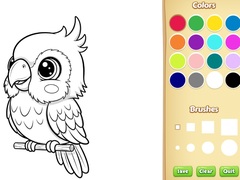 Spēle Kawaii Animal Coloring Book