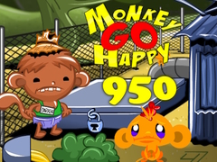 Spēle Monkey Go Happy 950