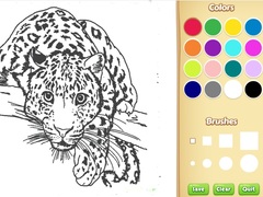 Spēle Realistic Animals Coloring Book for Kids
