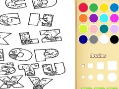 Spēle Alphabet Animal Coloring Book for Kids