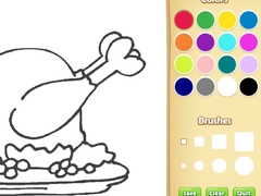 Spēle Food Coloring Book For Kids