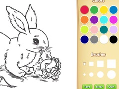 Spēle Bunny Coloring Book For Kids
