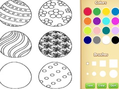 Spēle Easter Eggs Coloring Book for Kids