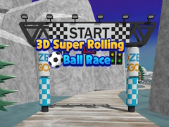 Spēle 3D Super Rolling Ball Race