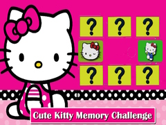 Spēle Cute Kitty Memory Challenge