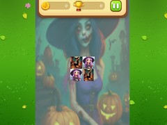 Spēle Halloween Witch Memory Match