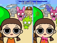 Spēle Sprunki and Squid Game Difference