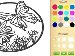 Spēle Butterfly Coloring Book For Kids