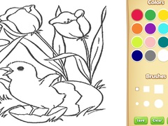 Spēle Flowers Coloring Book For Kids