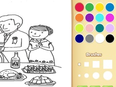 Spēle Wedding Coloring Book for Kids