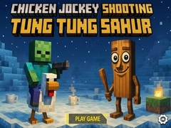 Spēle Chicken Jockey Shooting Tung Tung Sahur