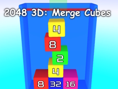 Spēle 2048 3D: Merge Cubes