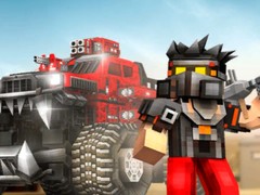 Spēle Blocky Cars: Car Battle