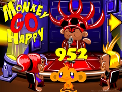 Spēle Monkey Go Happy 952