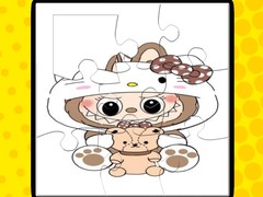 Spēle Labubu Jigsaw Puzzles for Kids Game