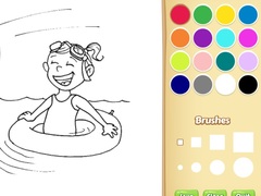 Spēle Summer Coloring Book For Kids