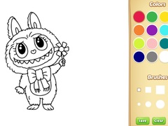 Spēle Labubu Doll Coloring Book for Kids