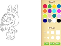 Spēle Chibi Labubu Coloring Book for Kids