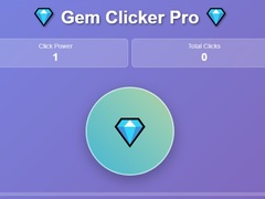 Spēle Gem Clicker Pro