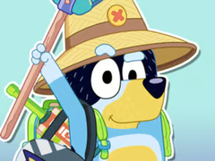 Spēle Jigsaw Puzzle: Bluey Happy Father's Day