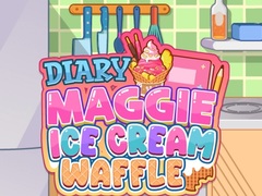 Spēle Diary Maggie: Ice Cream Waffle