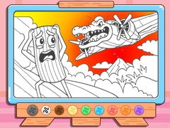 Spēle Coloring Book: Bombardino Crocodilo