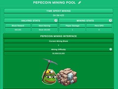 Spēle Pepecoin Miner Idle Simulator