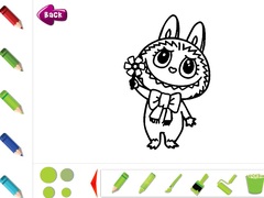 Spēle Labubu Coloring Pages