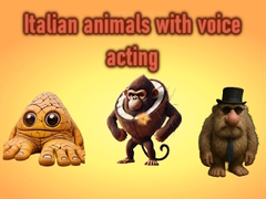 Spēle Italian animals with voice acting