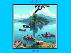 Spēle Pixel Slide Puzzle