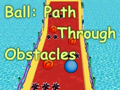 Spēle Ball: Path Through Obstacles