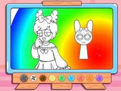 Spēle Coloring Book: Pinki Sprunki Makeover