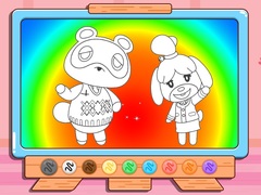 Spēle Coloring Book: Animal Crossing