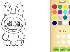 Spēle Labubu Coloring Book