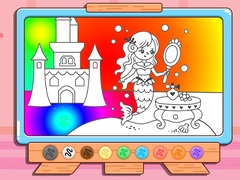 Spēle Coloring Book: Mermaid Makeup