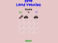Spēle 2048 Land Vehicles