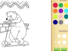 Spēle Circus Animals Coloring Book