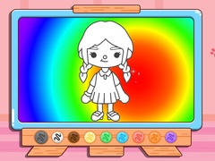 Spēle Coloring Book: Toca Boca Girl