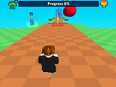 Spēle Obby Pogo Parkour!