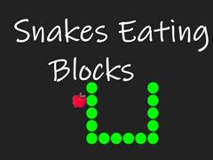 Spēle Snakes Eating Blocks