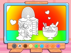 Spēle Coloring Book: Unicorn Chef